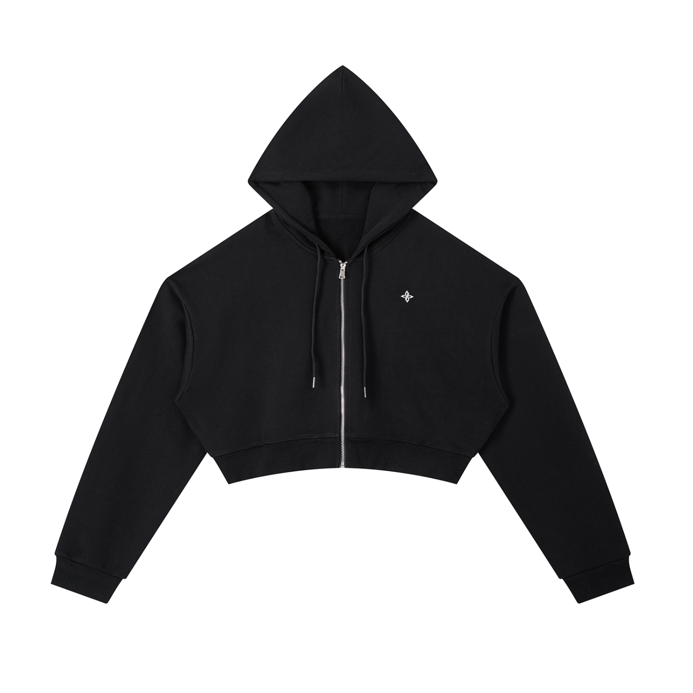 ASC CROPPED ZIP HOODIE