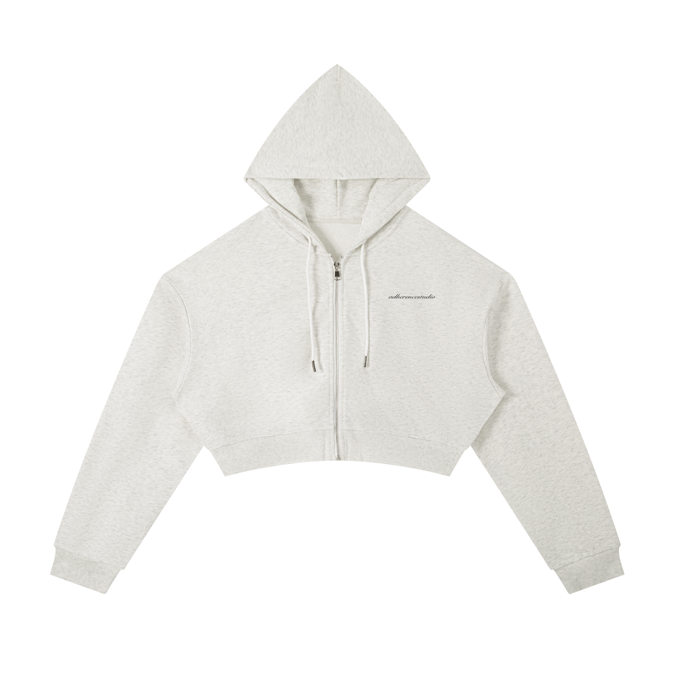 ASC CROPPED ZIP-UP HOODIE