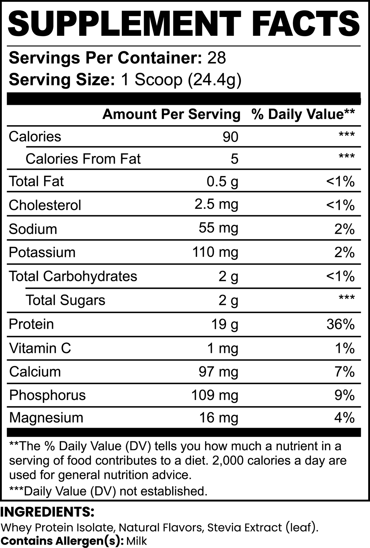 NUDE WHEY PROTEIN (Vanilla)