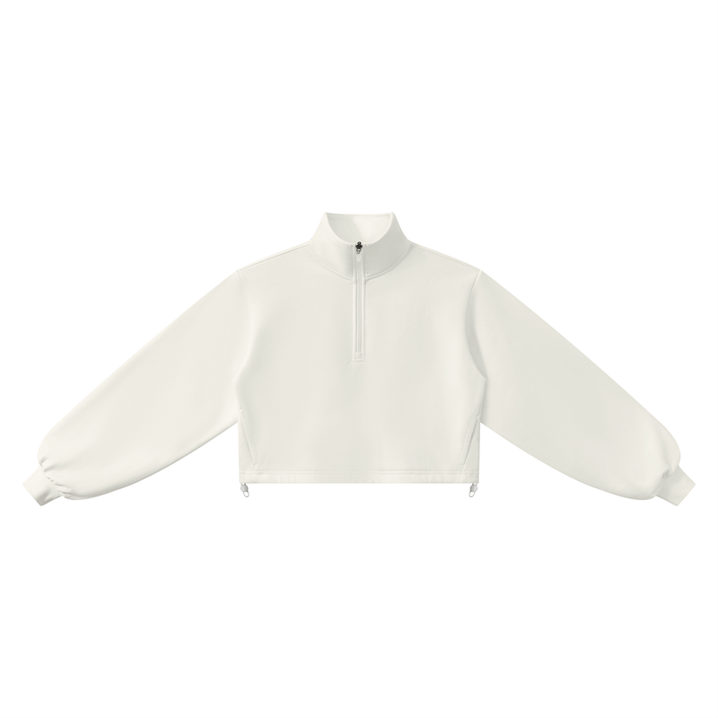 Women’s Mock-Neck Quarter-Zip Sweatshirt