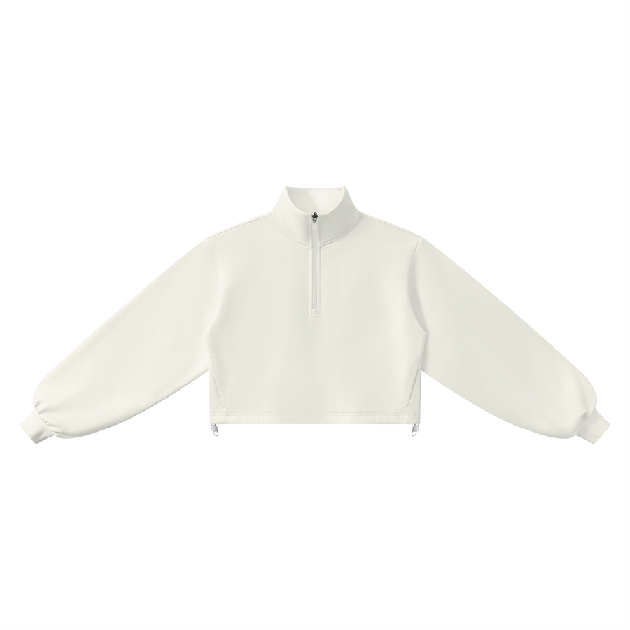 Women’s Mock-Neck Quarter-Zip Sweatshirt