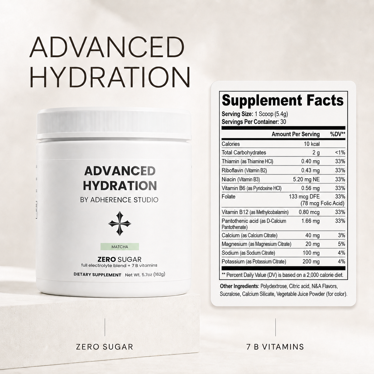 ADVANCED HYDRATION (Matcha)