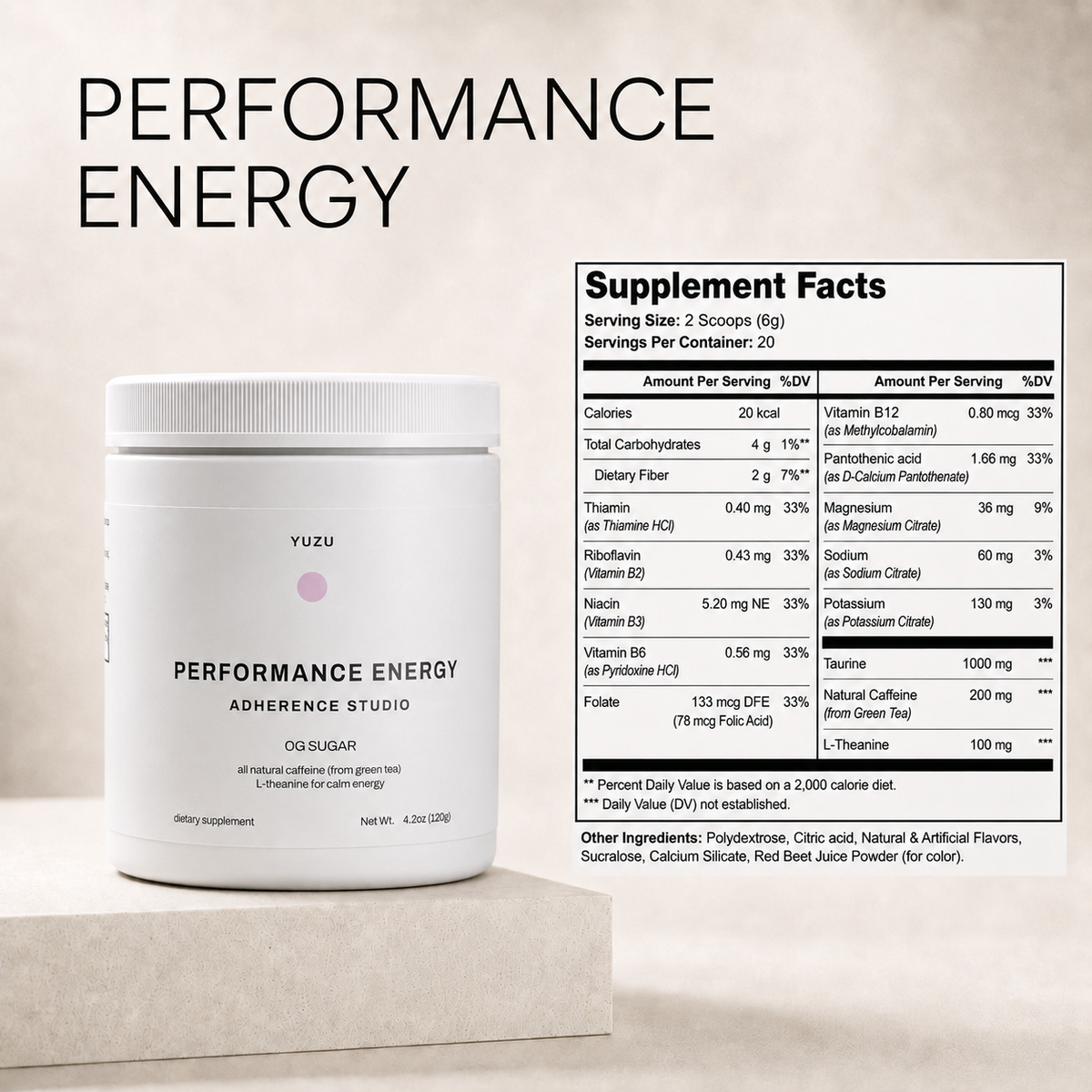 PRE-WORKOUT+ (Yuzu Zest)