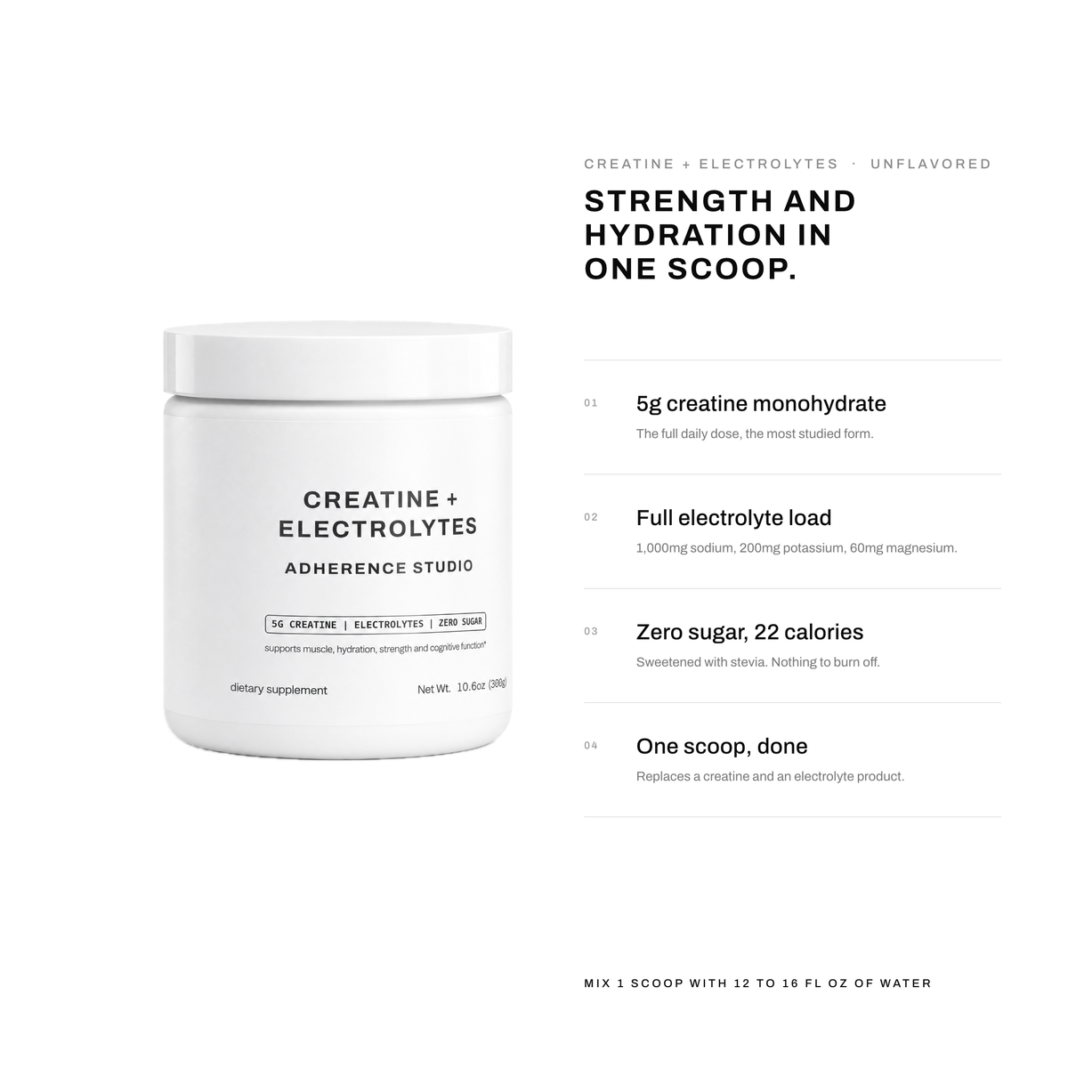 CREATINE + ELECTROLYTES