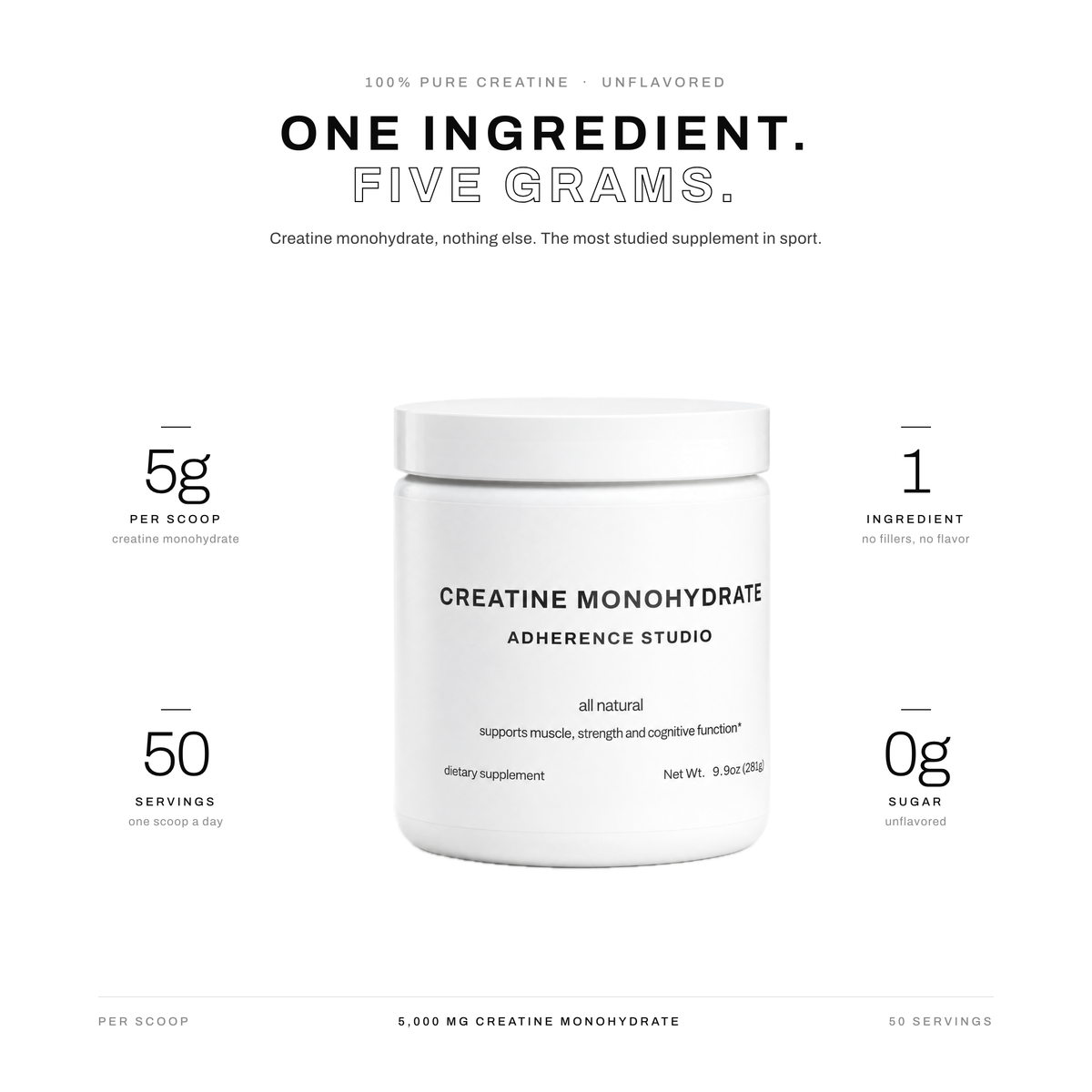 100% PURE CREATINE