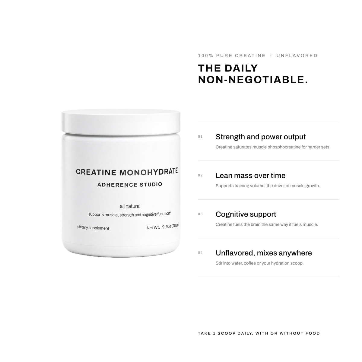 100% PURE CREATINE