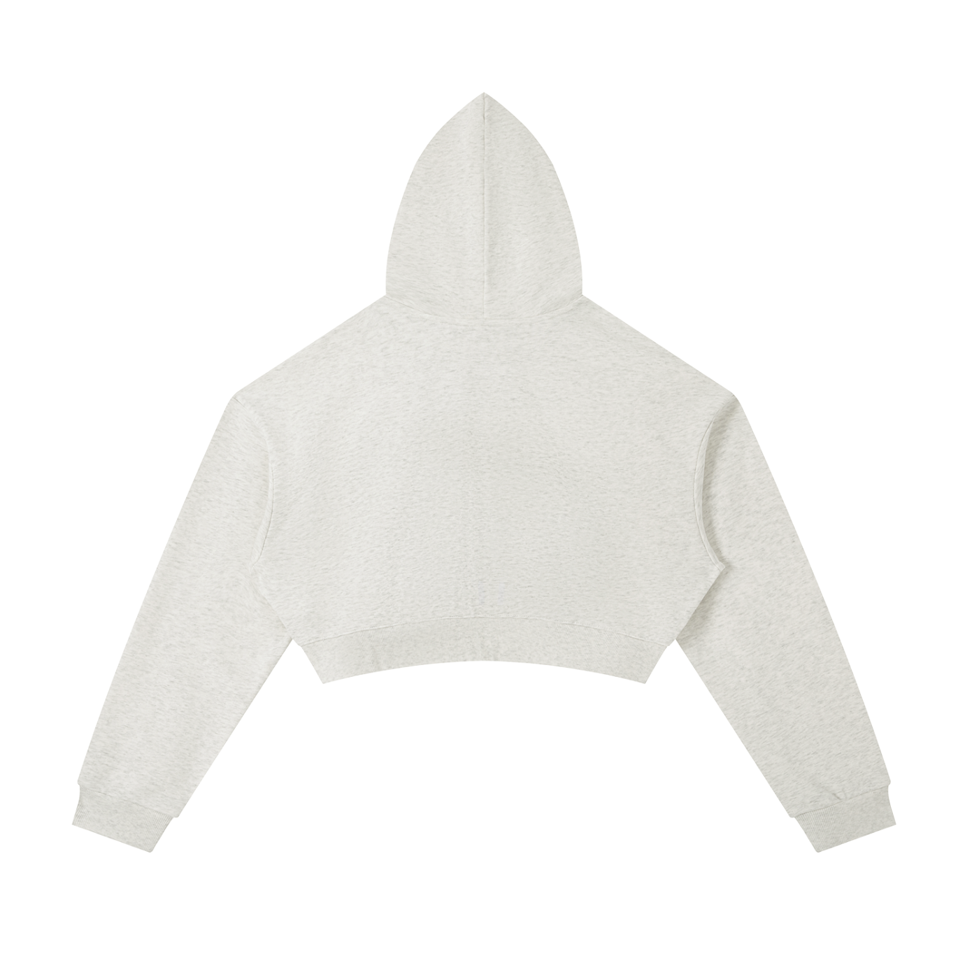ASC 01 CROPPED ZIP HOODIE GREY