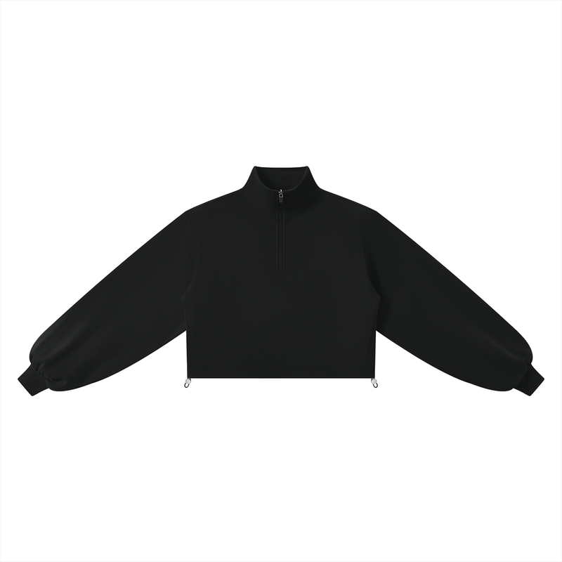 ASC01 WOMEN'S MOCK-NECK QUARTER-ZIP SWEATSHIRT