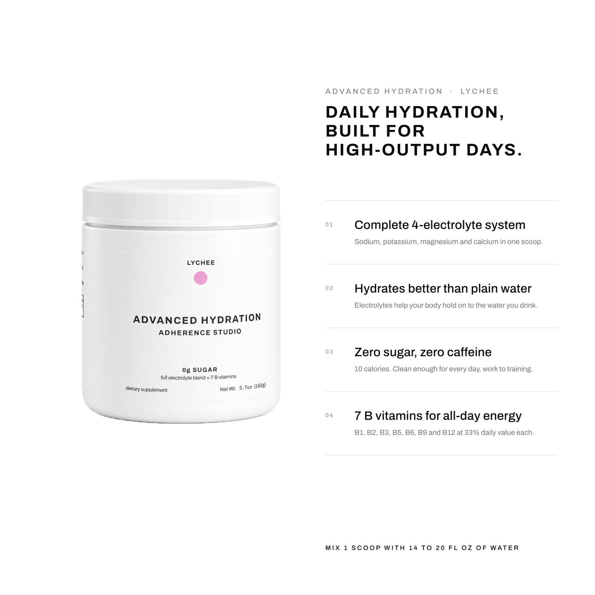 ADVANCED HYDRATION (Lychee)