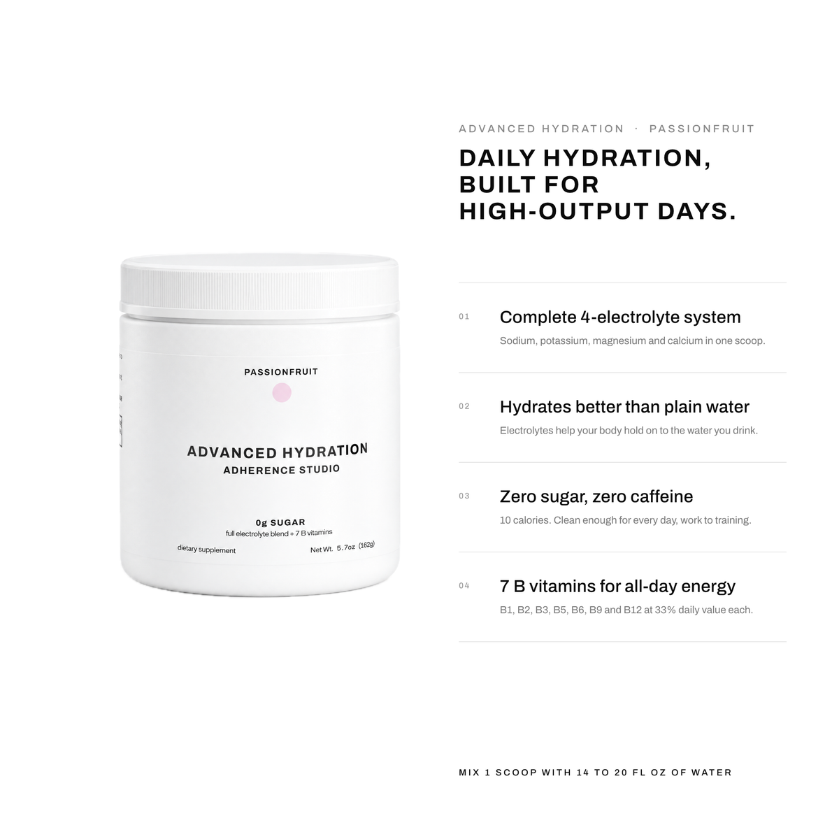 ADVANCED HYDRATION (Passionfruit)