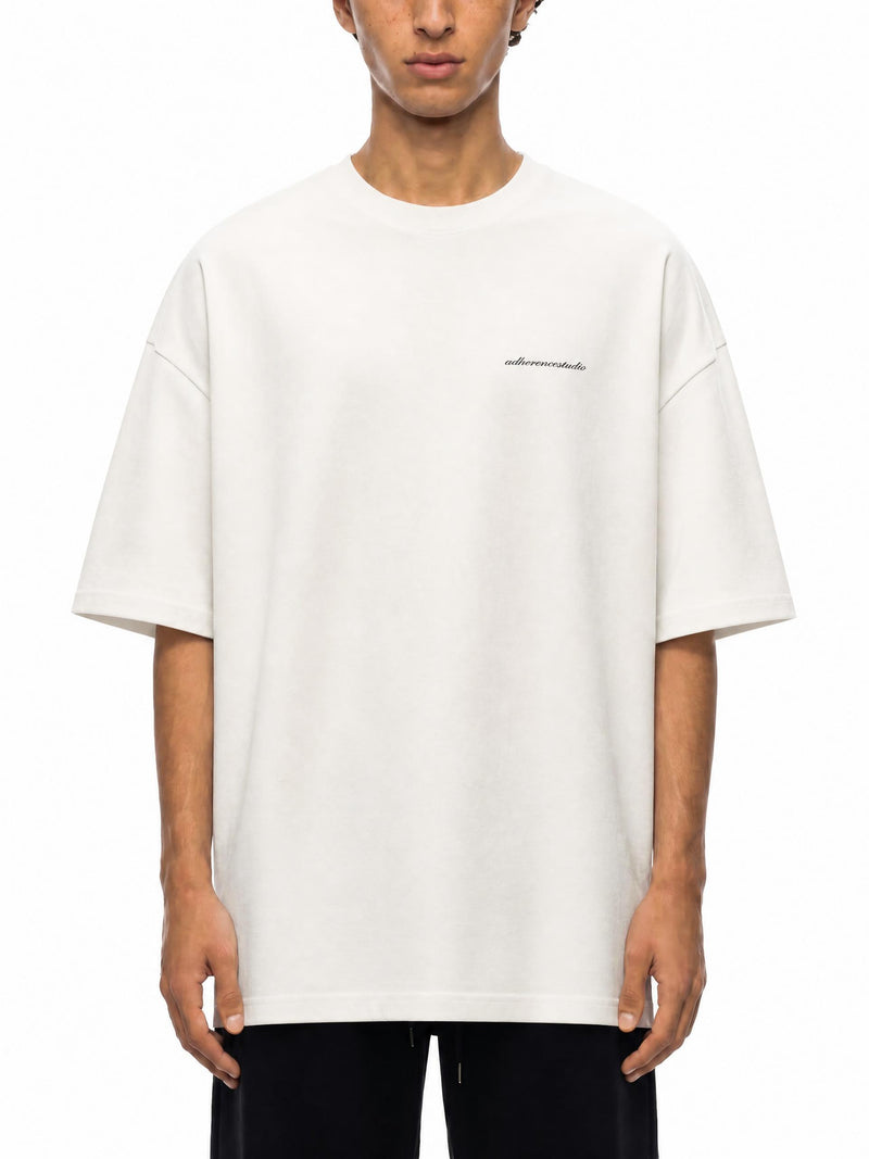 ASC01 HEAVYWEIGHT TEE (WHITE), alternate view