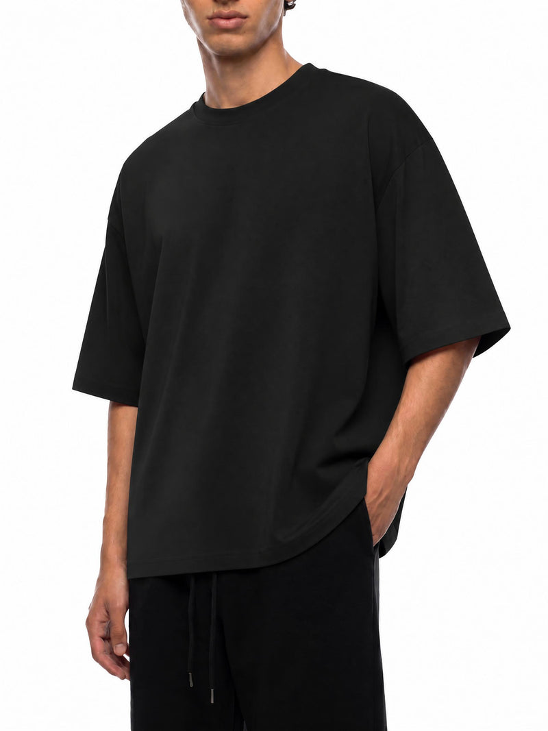 ASC01 PERFORMANCE BOXY TEE (BLACK), alternate view