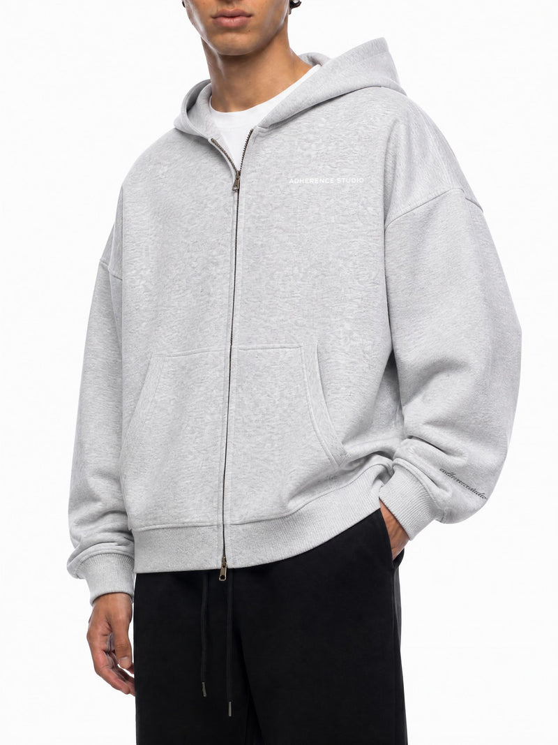 Essential Oversized Fleece Boxy Hoodie, alternate view