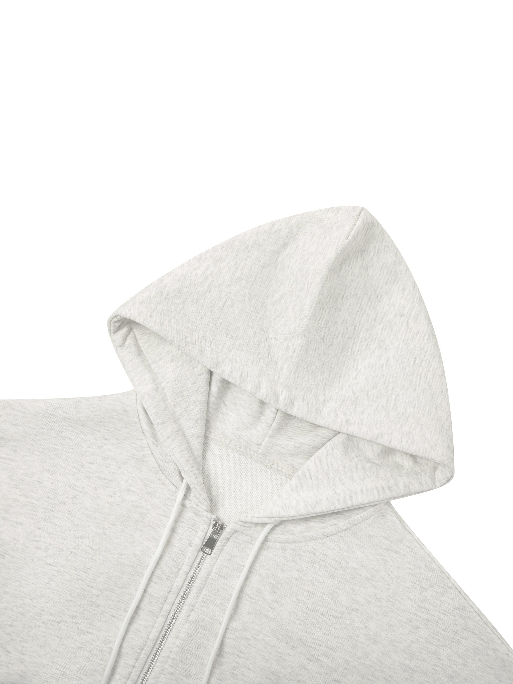 ASC CROPPED ZIP-UP HOODIE