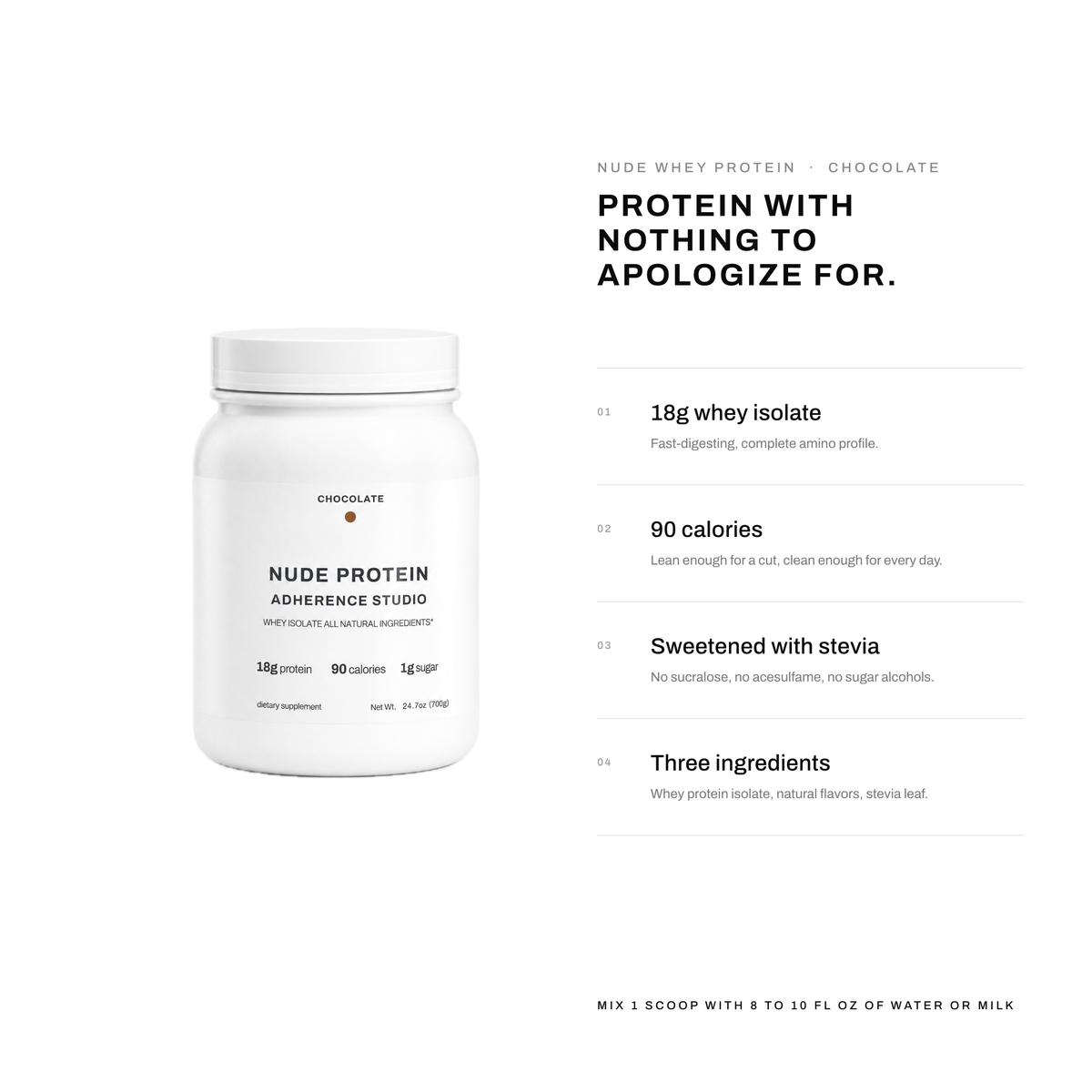 NUDE WHEY PROTEIN (Chocolate)