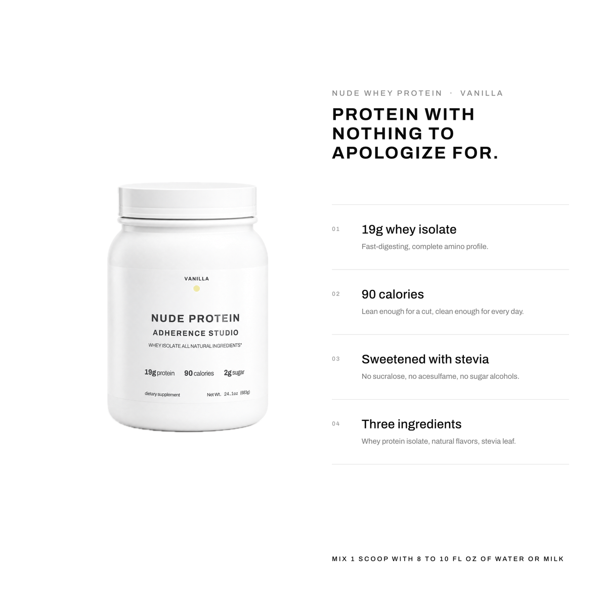 NUDE WHEY PROTEIN (Vanilla)
